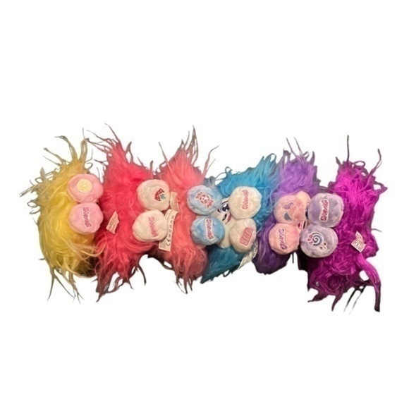 TROLL like Shnooks Plush Toy lot of 6 cuties Wild Crazy Hair.  GC-Minor wear​ - Picture 9 of 9